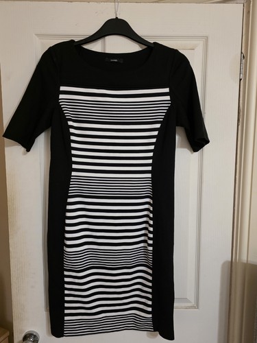 George black white striped - black,