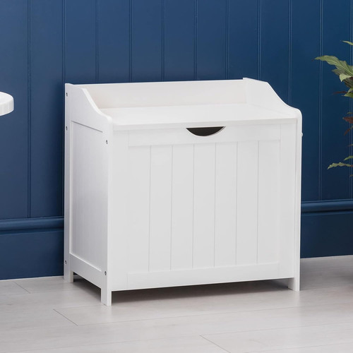 Christow white laundry box - white,