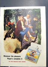 Old Print Players Navy Cut