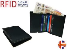 Mens Minimalist Card Wallet, Slim Bifold Credit Card Holder |  - [RFID Blocking]