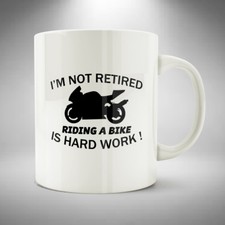 Motorbike Retirement Mug / Cup