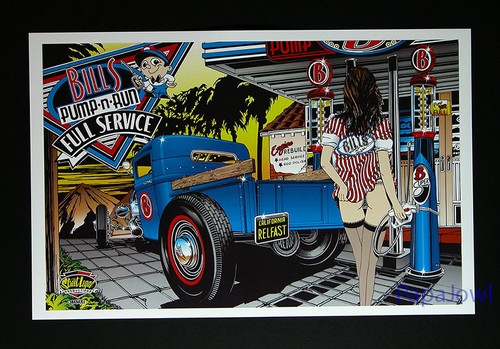 Hot rod art print poster - art,