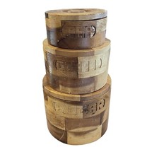 Rustic Set of 3 Multitone