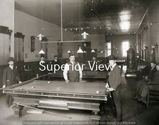 Old Time Pool Hall Billiard