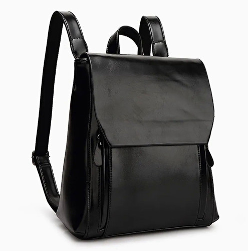 Womens black backpack solid - backpack,