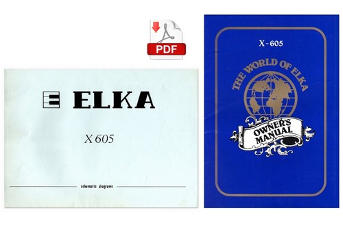 Elka 605 service - elka, manual