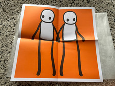 STIK - Original Holding Hands - Poster - ORANGE - MINT condition