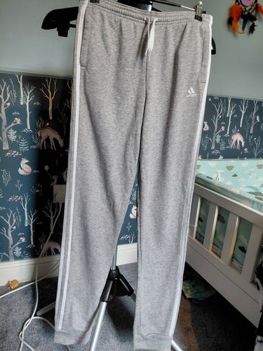 Childrens grey adidas joggers - adidas,