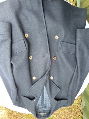 Crombie navy blue peacoat - peacoat, 44
