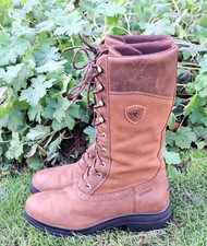 Ariat Wythburn II H2O Leather Boots in Weathered Brown UK 7.5 EU 41.5  VGC