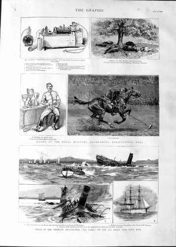 Original old antique - original, print