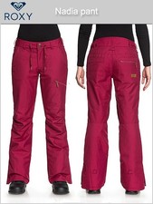 Women's Roxy Nadia Ski Pant in Beet Red