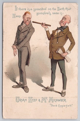 Postcard antique uriah - postcard, heep