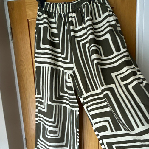 Women green white geometric - green/white,