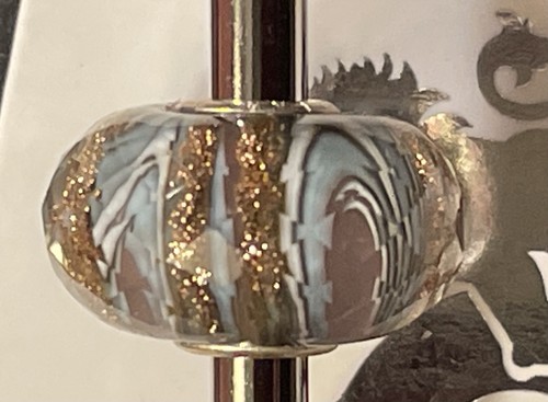 Trollbeads gold glitter - trollbeads,