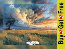 Mesmerizing Dramatic Sky, Oil