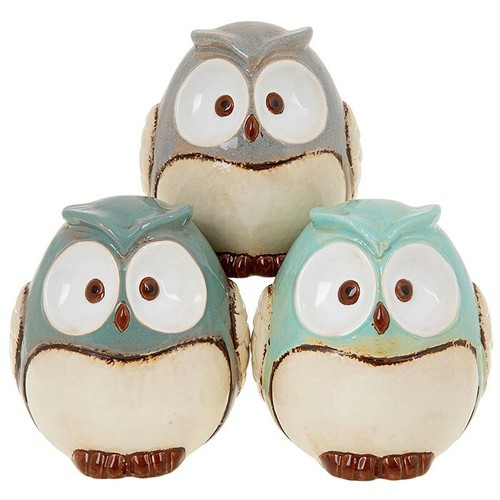 Village pottery round - village, owl