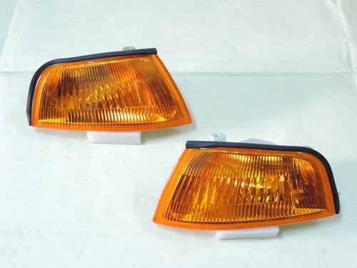 Crystal amber corner lights - amber,