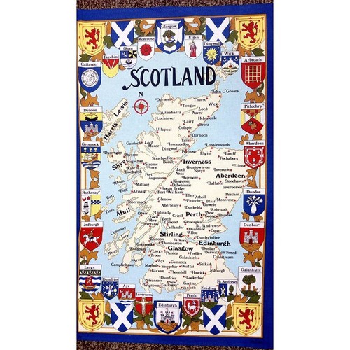 Scotland map coat of arms - scotland,