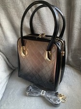 Ladies Pink/black Fade Patent