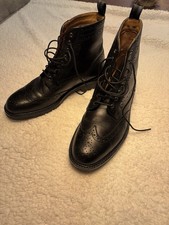 Ted Baker Brogue Boots, Worn