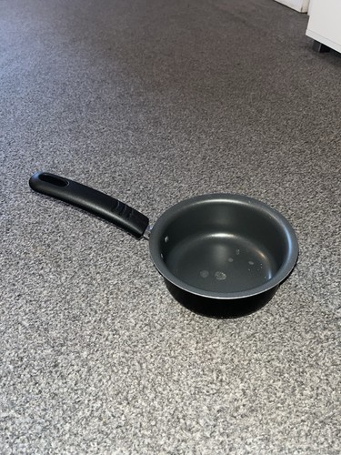 Asda 16cm black saucepan non