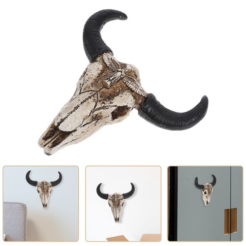 Reusable resin cow skull - reusable,