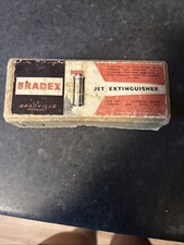 Bradex Jet Chrome Full Fire Extinguisher Box with Fixings Vintage