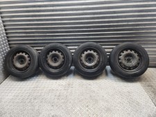 PEUGEOT EXPERT STEEL WHEEL SET OF 4 215/60/R16 DAMAGED TYRES E7 MK2 2007-2016