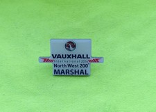 2016 NW200 North West 200 MARSHAL Coleraine Motorcycle bike badge pin lapel