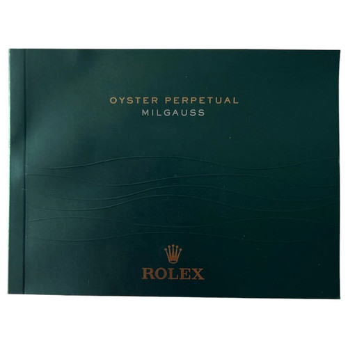 Rolex instruction manual - rolex,
