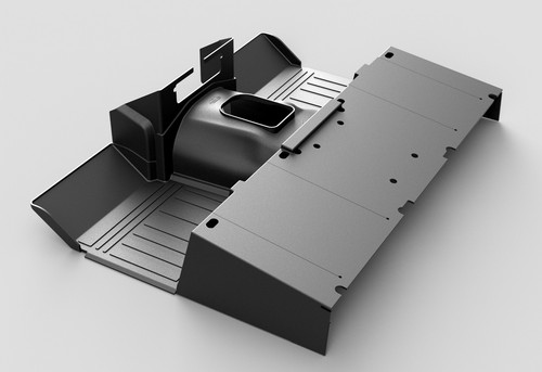 R380 front rubber - , moulded