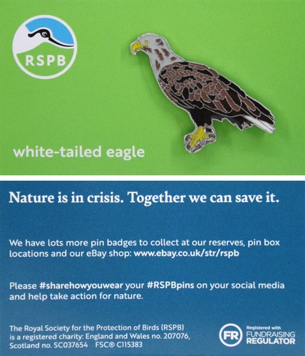 Rspb pin badge - badge, niic