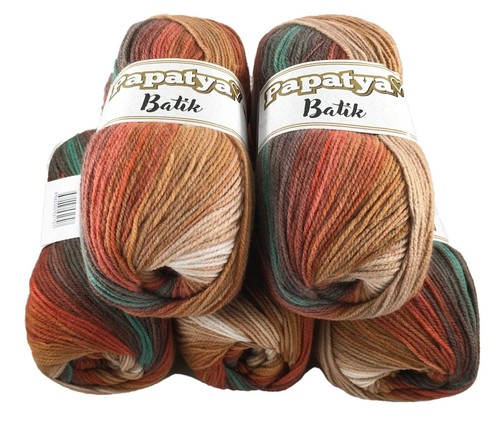 Rainbow wool pack - 5, 100g