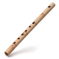 Bamboo flute plain wooden - bamboo,