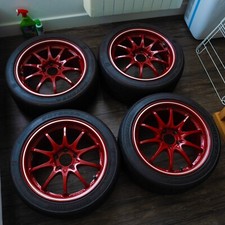 Rays Wheels Volk Racing CE28RT 5x114.3 17” 9J ET44 Potenza RE71RS TE37 CE28