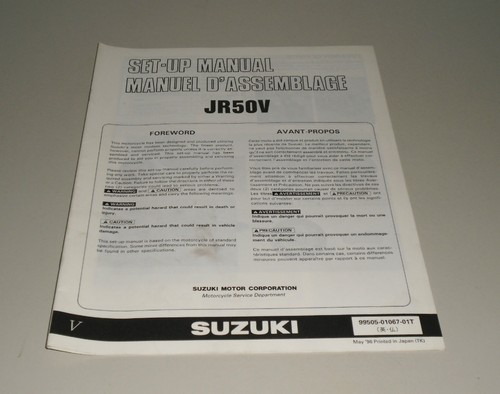 Set manual suzuki 50 - manual,