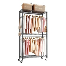 VEVOR Rolling Clothes Rack 3