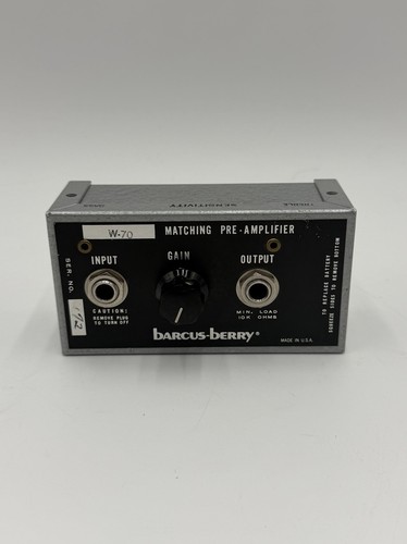Vintage barcus berry 70 - barcus-berry, w-70