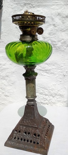 Antique green glass - ,