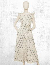 Womens WYSE Cheesecloth Belted