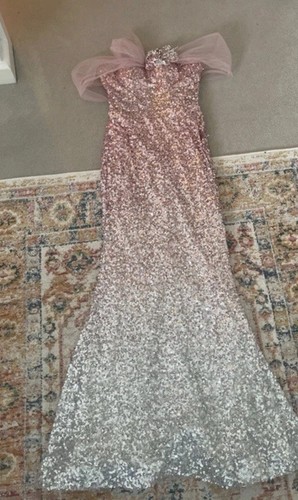 Pink silver ombre - pink,