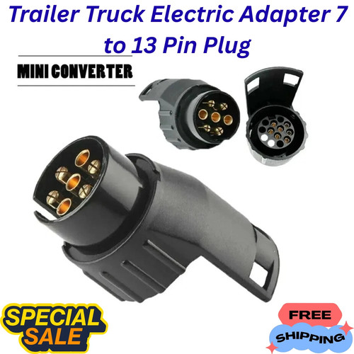 Trailer truck electric - electric, adapter