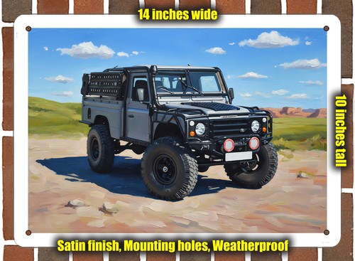 Metal sign 1984 land rover - metal,