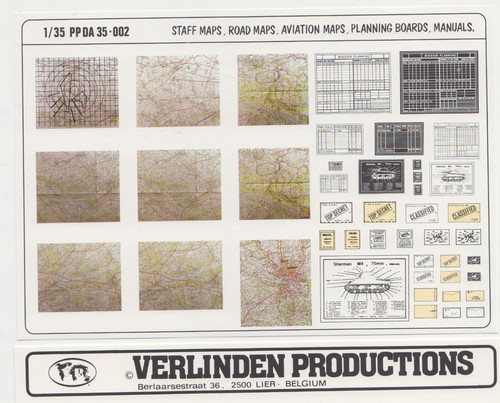 Verlinden staff maps - -,