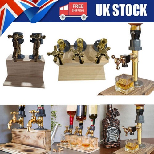 Wood bottle stand - bottle, spirit