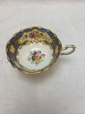 Vintage Paragon Pompadour Blue Rose Teacup. Very Good Condition. Pre-Owned.