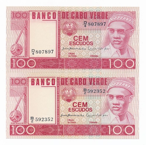 Cape verde 100 escudos 1977 - cape,