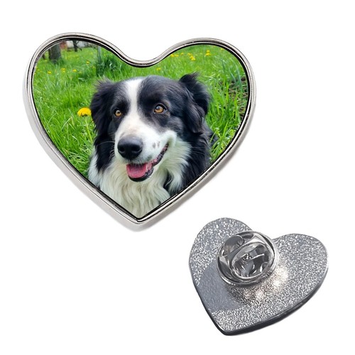 Personalised photo pin badge - personalised,
