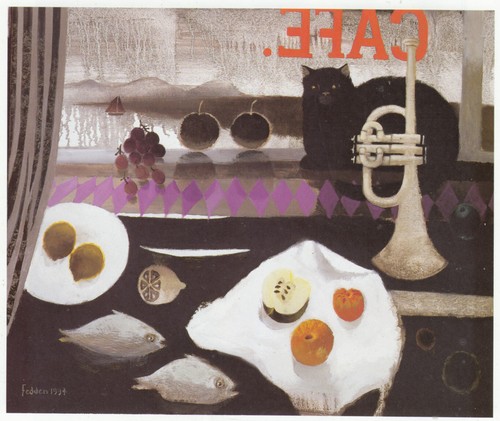 Black cat cafe mary fedden - cat,
